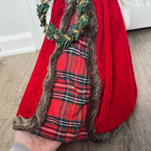 Festive Red Angel Tree Topper (Lights up) - Picture 5 of 13